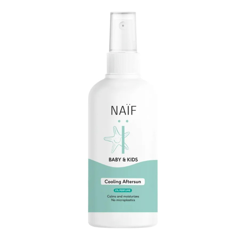 Naif Baby & Kids Cooling Aftersun sprej po opalování pro miminka a děti bez parfemace 175 ml