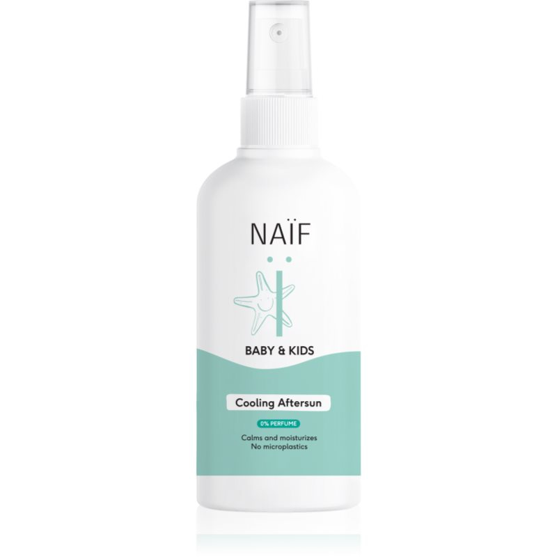 Naif Baby & Kids Cooling Aftersun sprej po opalování pro miminka a děti bez parfemace 175 ml