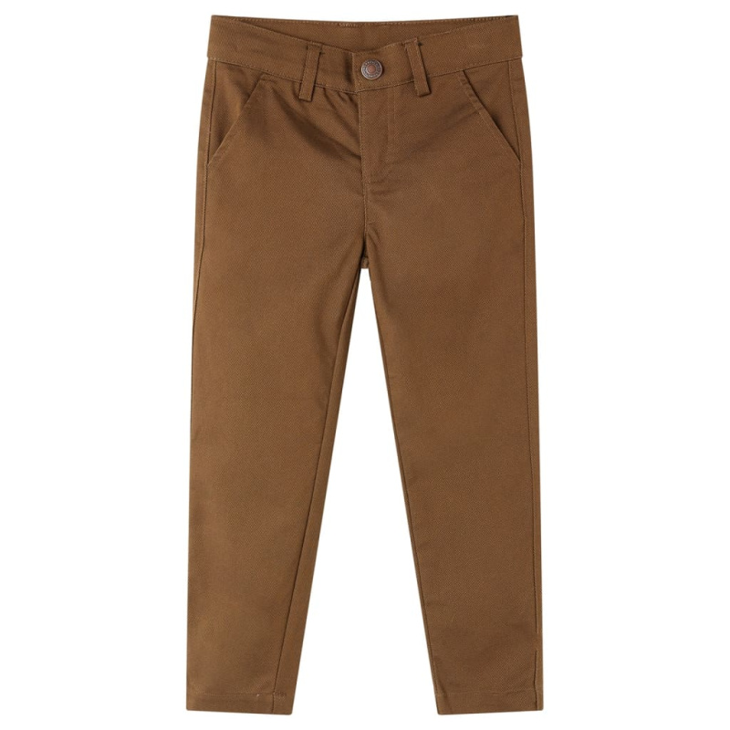Dětské Kalhoty Koňakové 140 - Khaki / 140 (9-10 let)