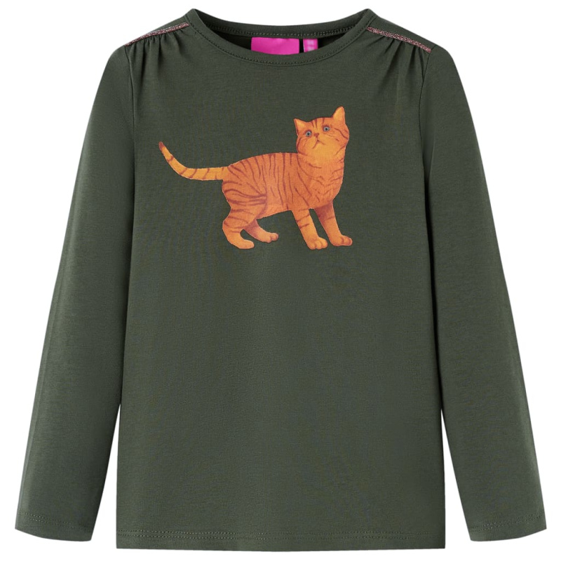 Dětské Tričko S Dlouhým Rukávem 116 - orange / 140 (9-10 let)