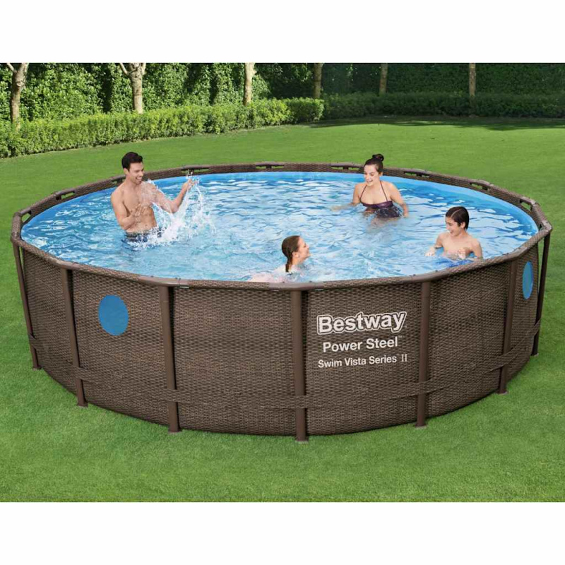 Bestway Bazén Power Steel S Příslušenstvím 488 X 122 Cm
