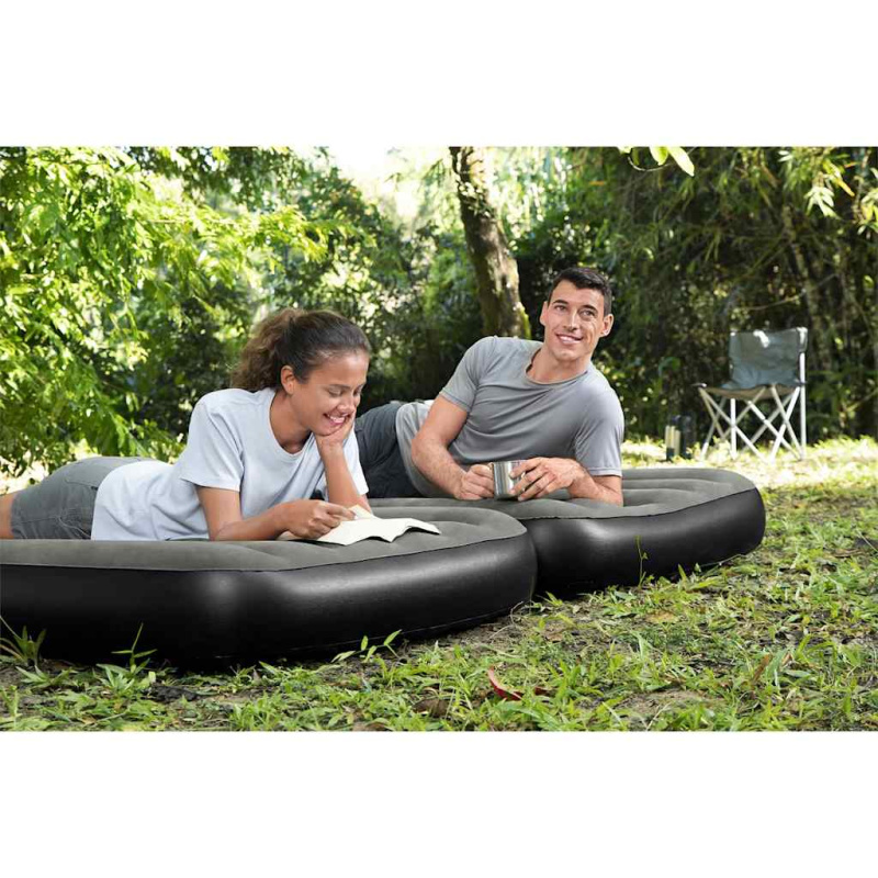 Bestway Nafukovací Matrace 3 V 1 Černá A Šedá 188 X 99 X 25 Cm