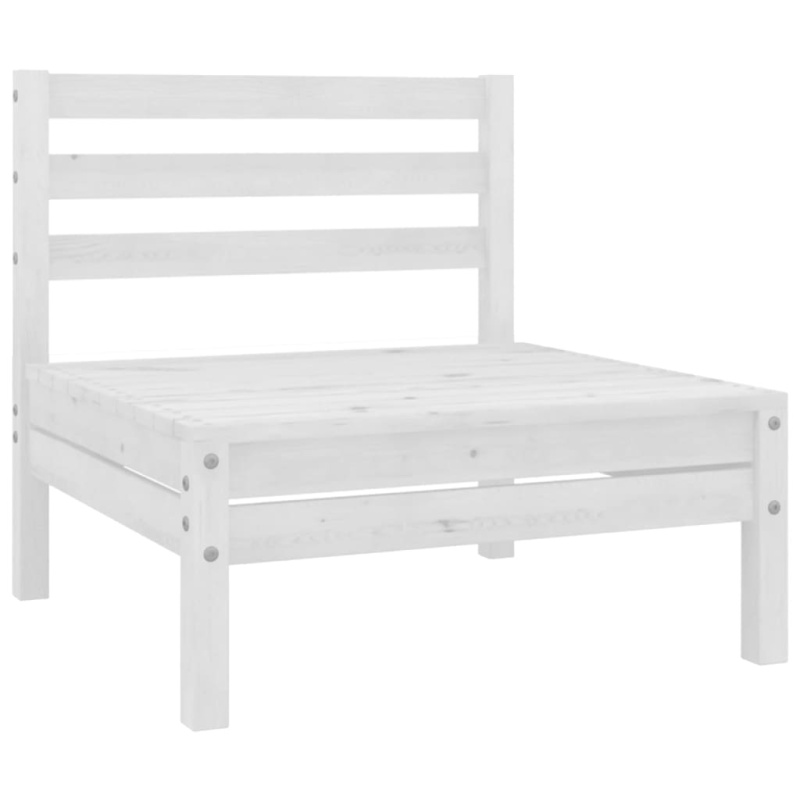 Zahradní Masivní Borové Dřevo - Přírodně impregnované / 2x corner   footrest / 1