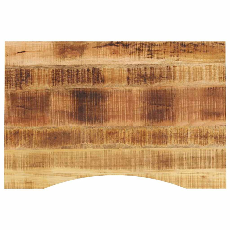 Stolní Deska S Výřezem 100X50X2,5 Cm Masivní Hrubý Mangovník