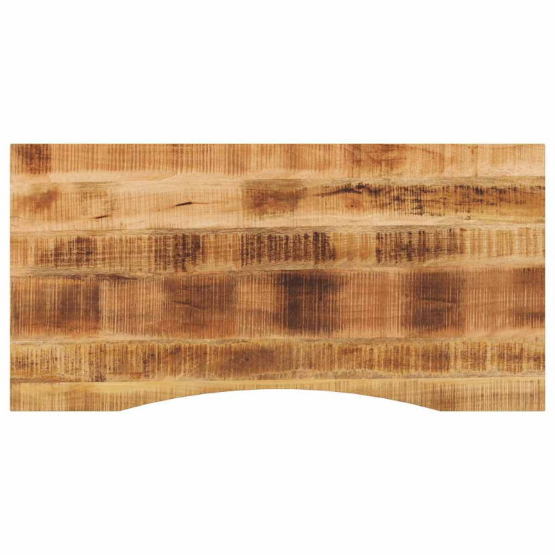 Stolní Deska S Výřezem 120X50X2,5 Cm Masivní Hrubý Mangovník