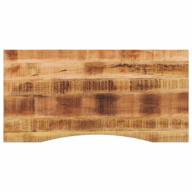 Stolní Deska S Výřezem 140X50X2,5 Cm Masivní Hrubý Mangovník