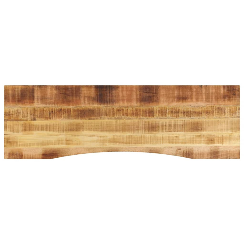 Stolní Deska S Výřezem 160X50X2,5 Cm Masivní Hrubý Mangovník
