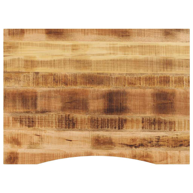 Stolní Deska S Výřezem 100X80X2,5 Cm Masivní Hrubý Mangovník