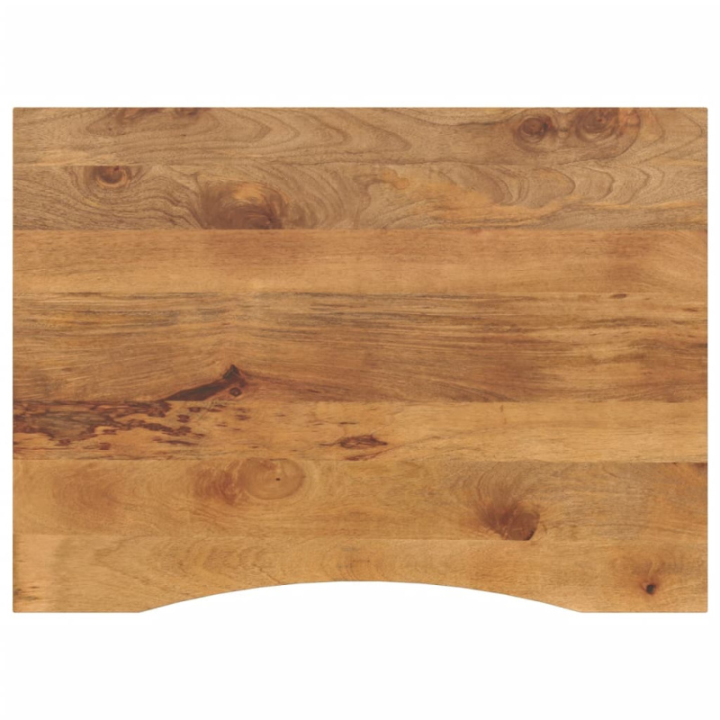 Stolní Deska S Výřezem 100X80X2,5 Cm Masivní Hrubý Mangovník Dub Sonoma