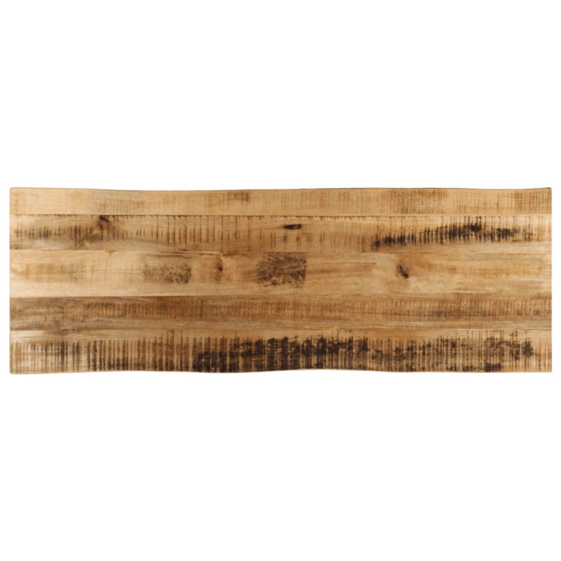 Stolní Deska Živá Hrana 120X40X3,8 Cm Masivní Hrubý Mangovník Hrubé Mangovníkové Dřevo (Přírodní) - 25 mm / 70 x 40 cm