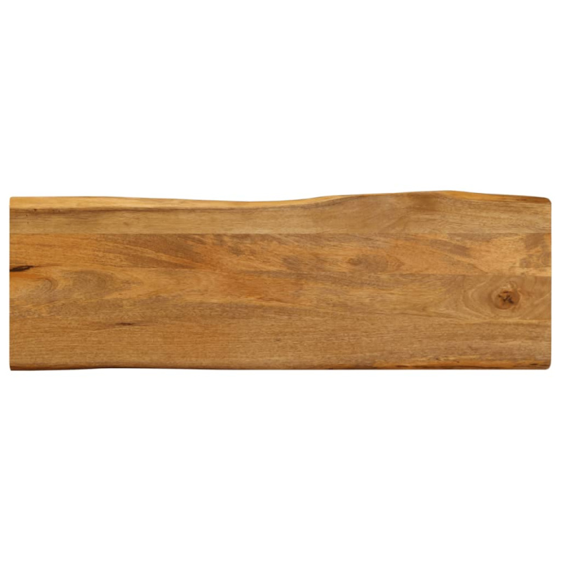 Stolní Deska 110 X 40 X 3,8 Cm Živá Hrana Mangovníkové Dřevo Mangovníkové Dřevo (Dubová Povrchová Úprava) - 25 mm / 80 x 60 cm