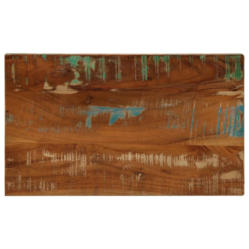 Stolní Deska 60X20X3,8 Cm Obdélníková Masivní Recyklované Dřevo Recyklované Dřevo (Vícebarevné) - 15 mm / 60 x 60 cm