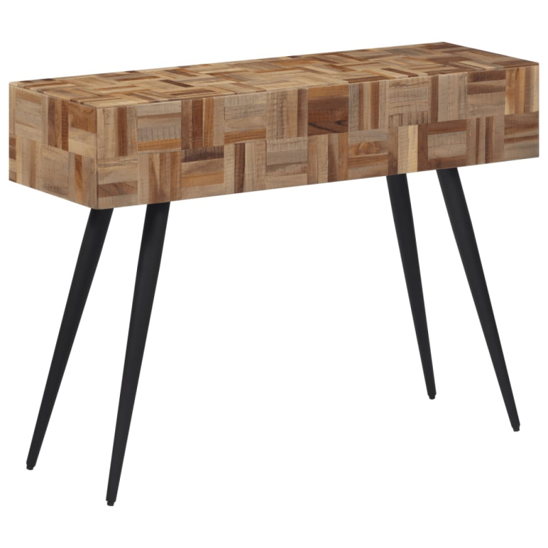 Konzolový Stolek Masivní Recyklovaný Teak - 110 x 34 x 80 cm