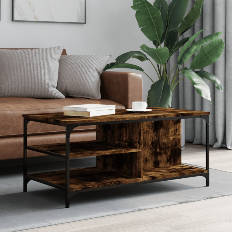 Konferenční stolek šedý sonoma 100x50x45 cm kompozitní dřevo