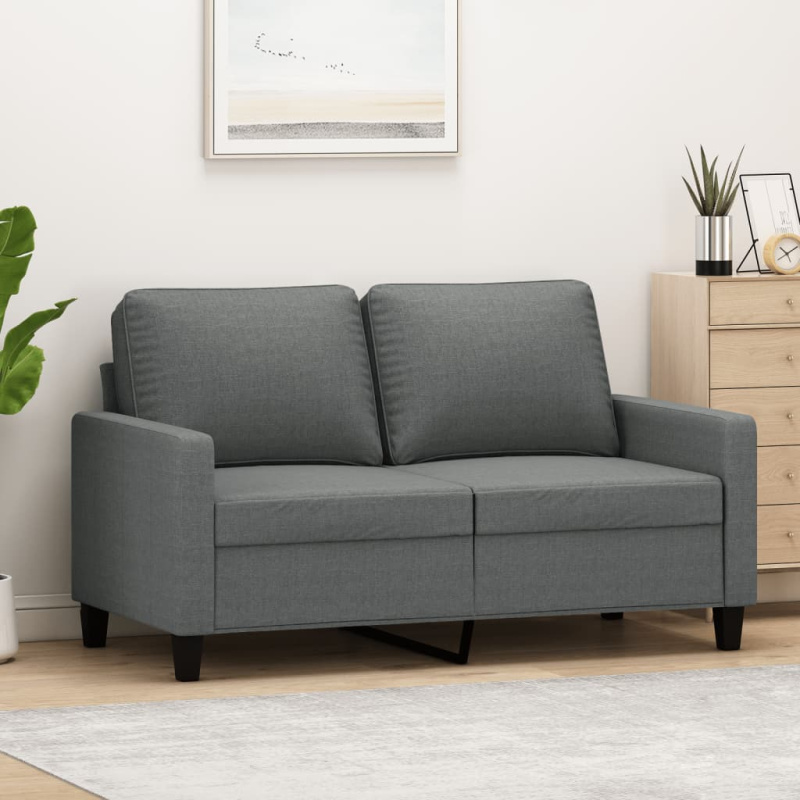 2Místná Pohovka Textil - Krémová / 120 cm
