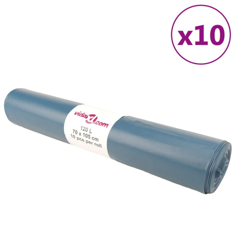 Pytle Na Odpadky 100 Ks Modré - 240 l