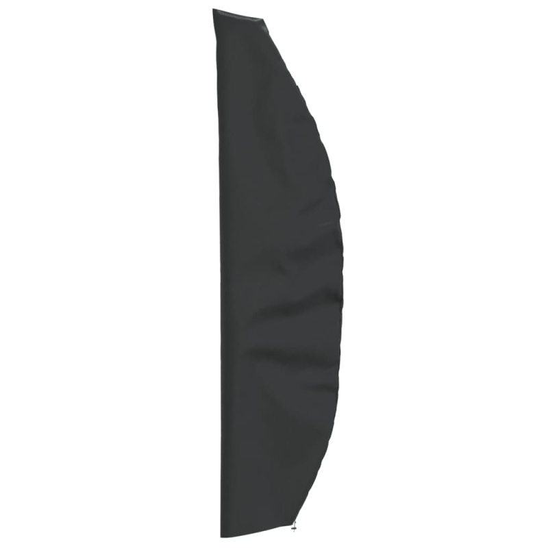 Plachta na zahradní slunečník černá 280x30/81/45 cm 420D oxford
