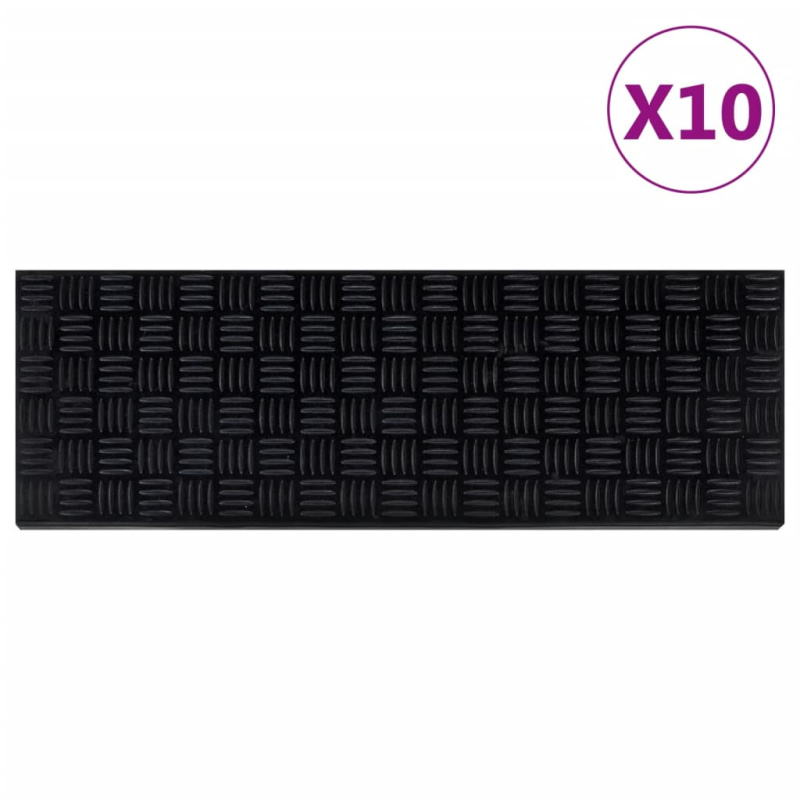 Nášlapy Na Schody 10 Ks 25 X 75 Cm Guma