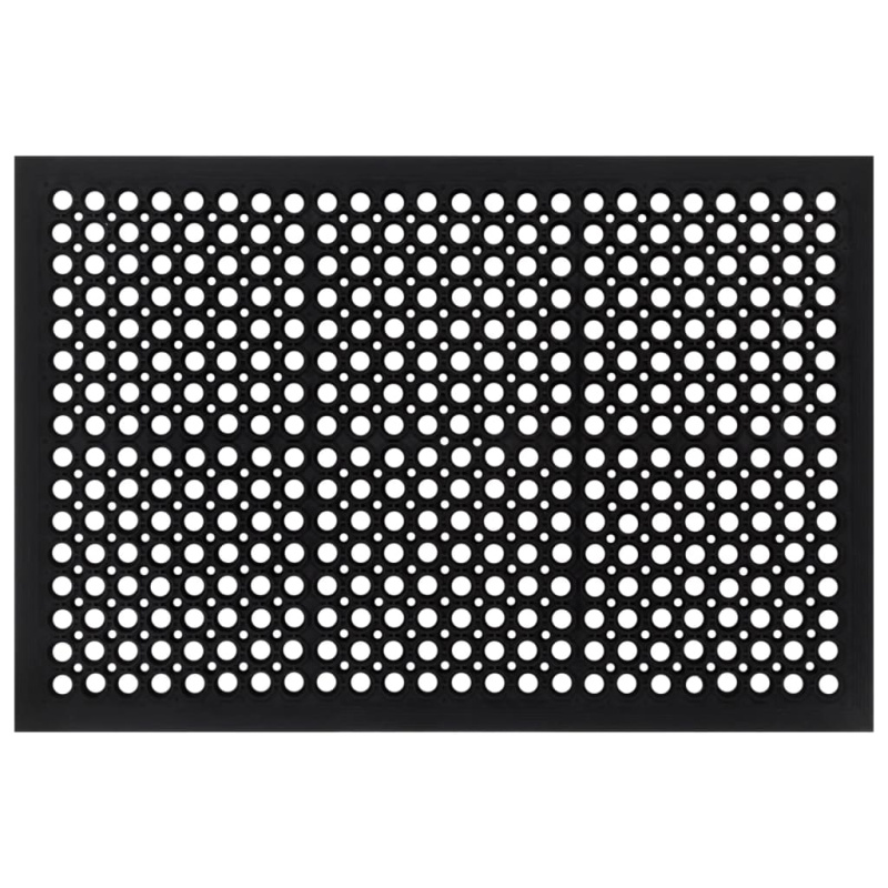 Rohožka před dveře obdélníková 60 x 90 cm guma