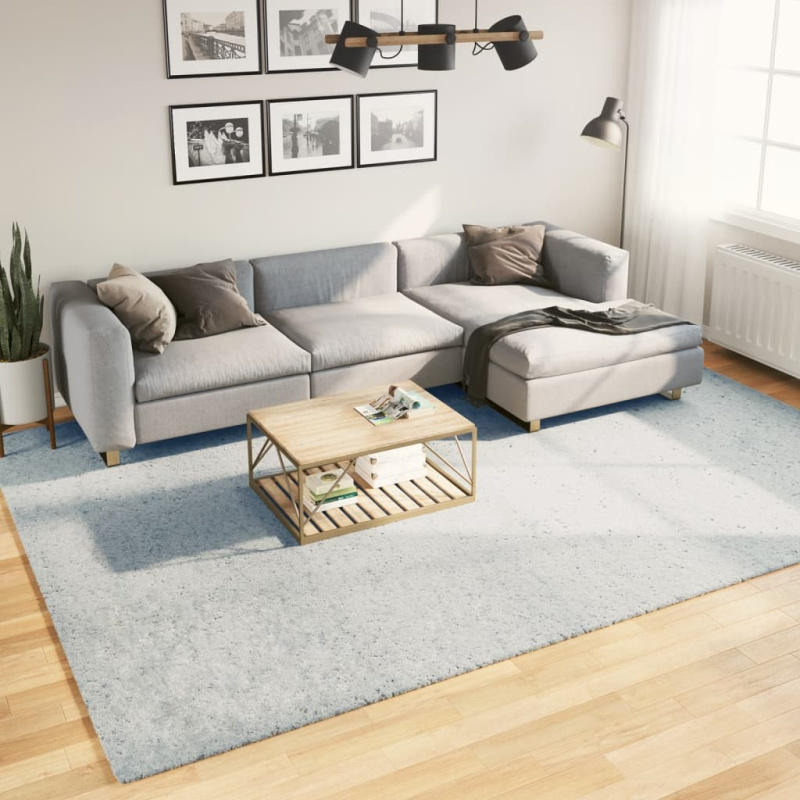 Koberec Huarte Krátký Vlas Měkký A Pratelný Modrý Modrá - 140 x 200 cm