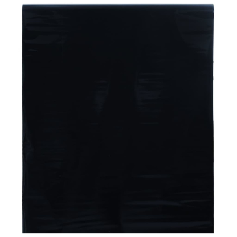 Okenní Fólie Statická Matná Černá 90 X 1 000 Cm Pvc - 1 / 60 x 2000 cm