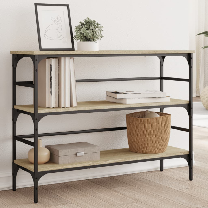 Konzolový Stolek 100 X 32 X 75 Cm Kompozitní Dřevo - dub sonoma