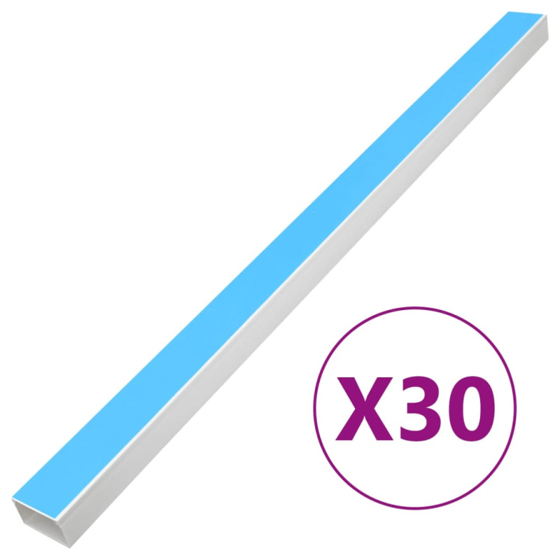 Kabelová Lišta Samolepicí Pvc - Samolepící / 10 / 100 x 40 mm 10 m