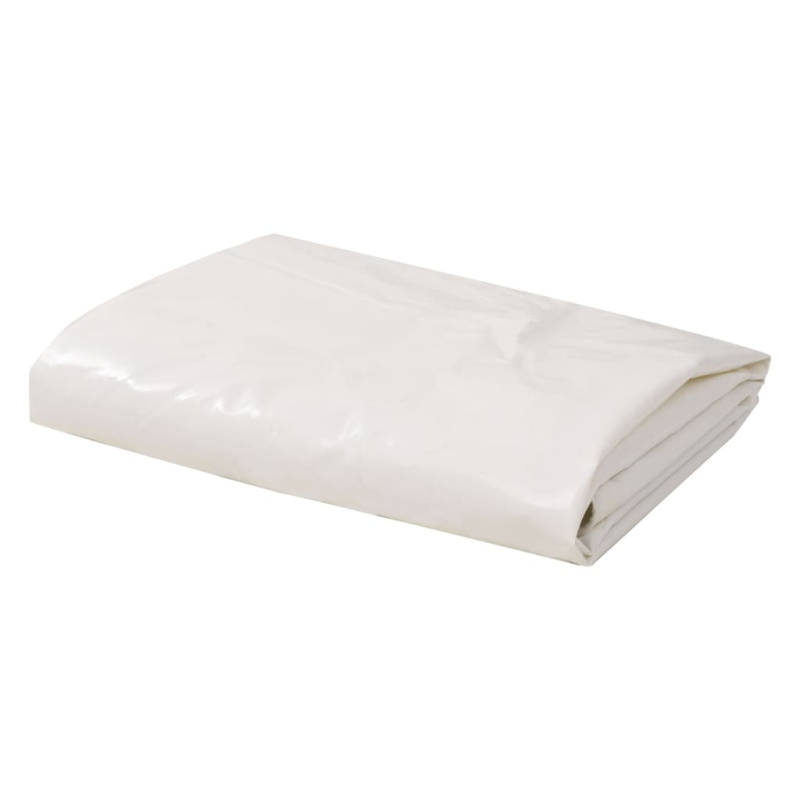Plachta 650 G/M² Bílá - Bez oček / 1.5 x 10 m