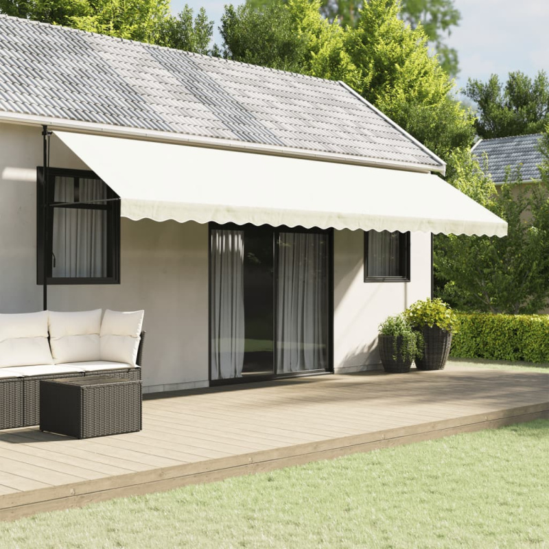 Náhradní Volán K Markýze Krémové Pruhy 6 M