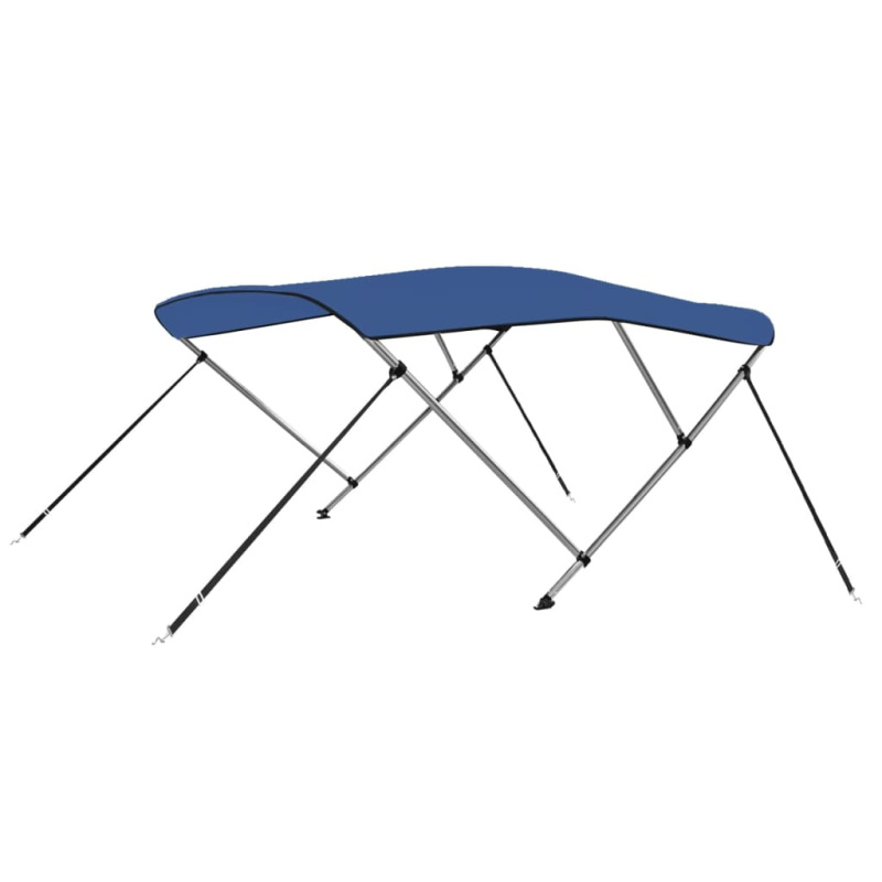 Bimini Stříška Se 3 Oblouky - Šedá / 180 x 130 x 110 cm