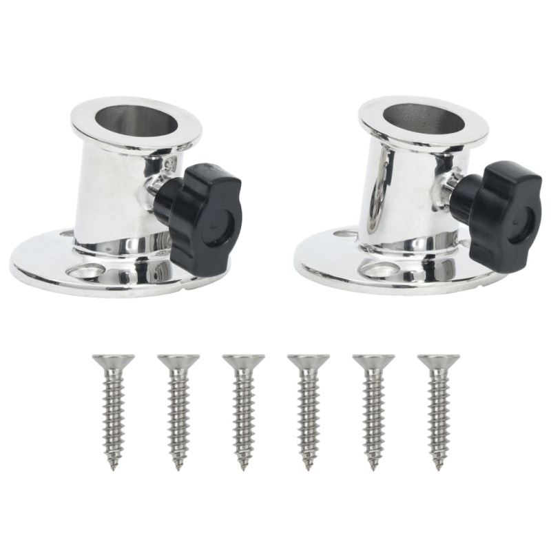 Kulatá Základna Pro Bimini Stříšku 26 Mm 2 Ks Nerezová Ocel