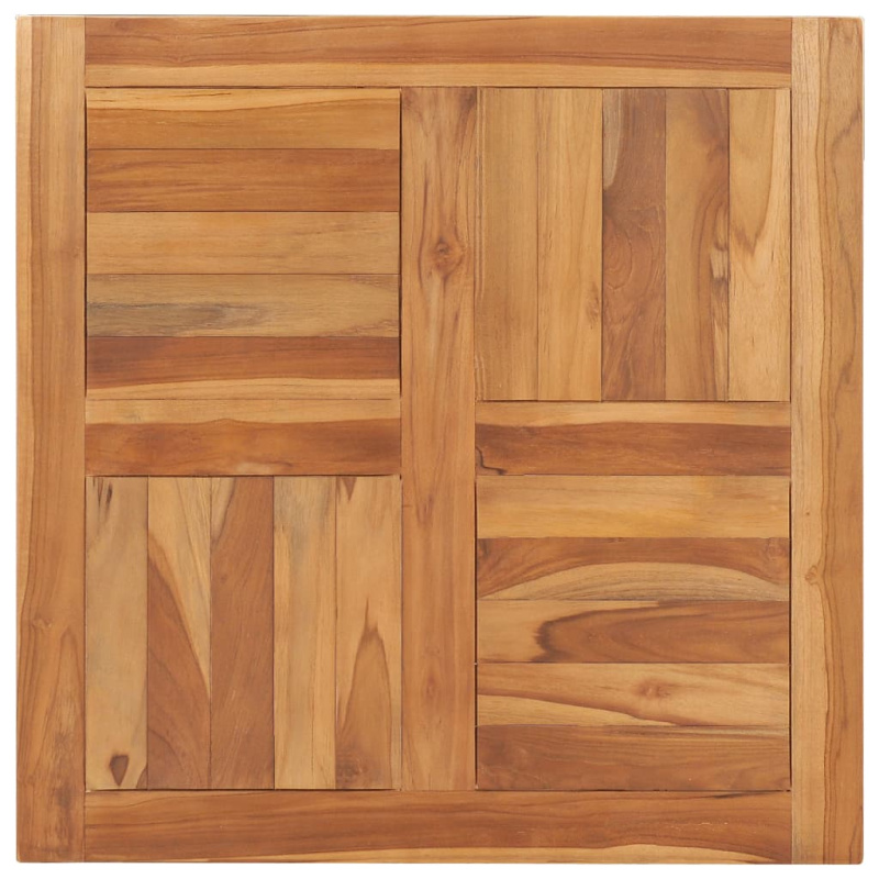 Stolní Deska Masivní Teakové Dřevo 70 X 70 X 2,5 Cm - osmiúhelníkový / 60 x 60 cm