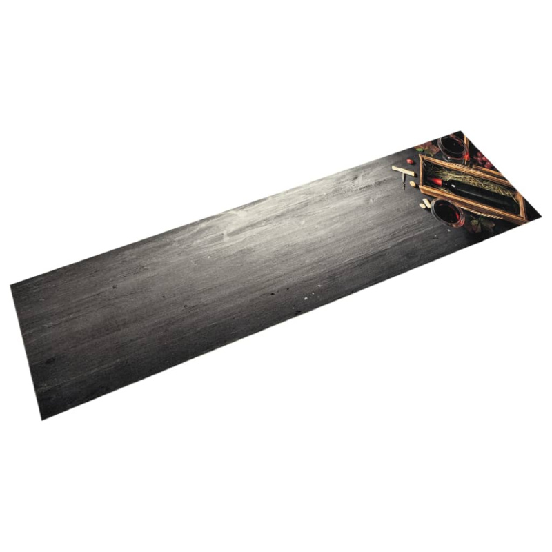 Kuchyňský Koberec Omyvatelný Láhev Vína Samet Lahev - 45 x 150 cm