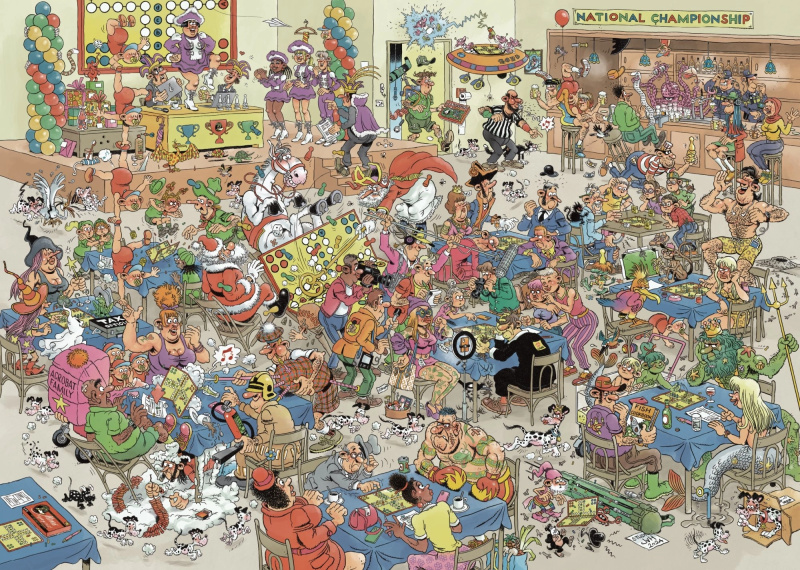 Jumbo puzzle Člověče, nezlob se bitva 1000 dílků