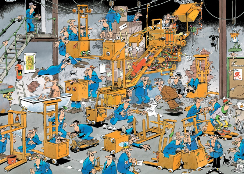 JUMBO Puzzle: Oldtimery - Jdi vpřed! 1000 dílků