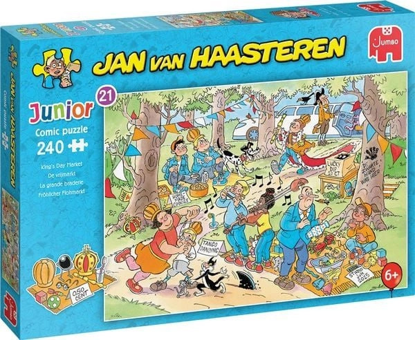 JUMBO Puzzle Jan van Haasteren Junior Královský trh 240 dílků