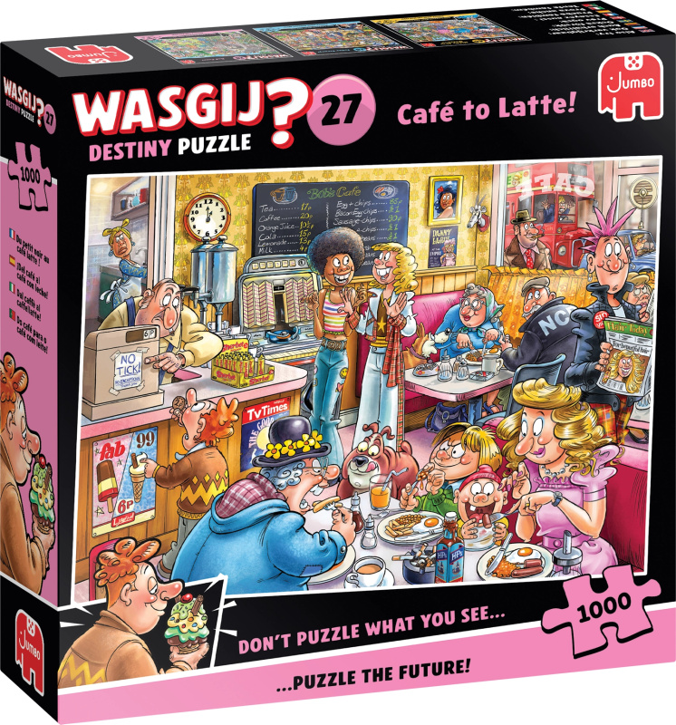 Zábavné puzzle WASGIJ Destiny: Kavárna Latte