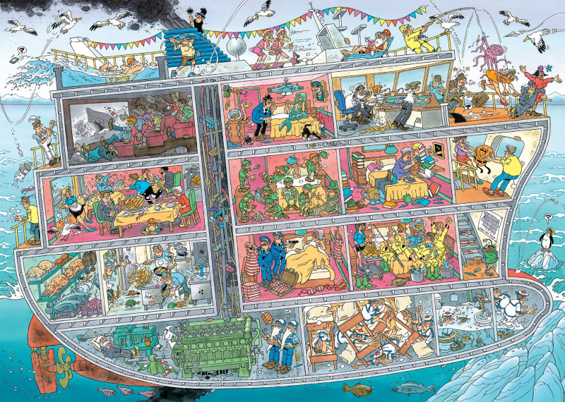 Puzzle Výletní loď 1000 dílků JUMBO