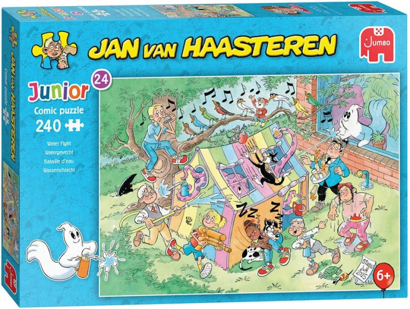 JUMBO puzzle Jan van Haasteren Junior Vodní bitva 240 dílků
