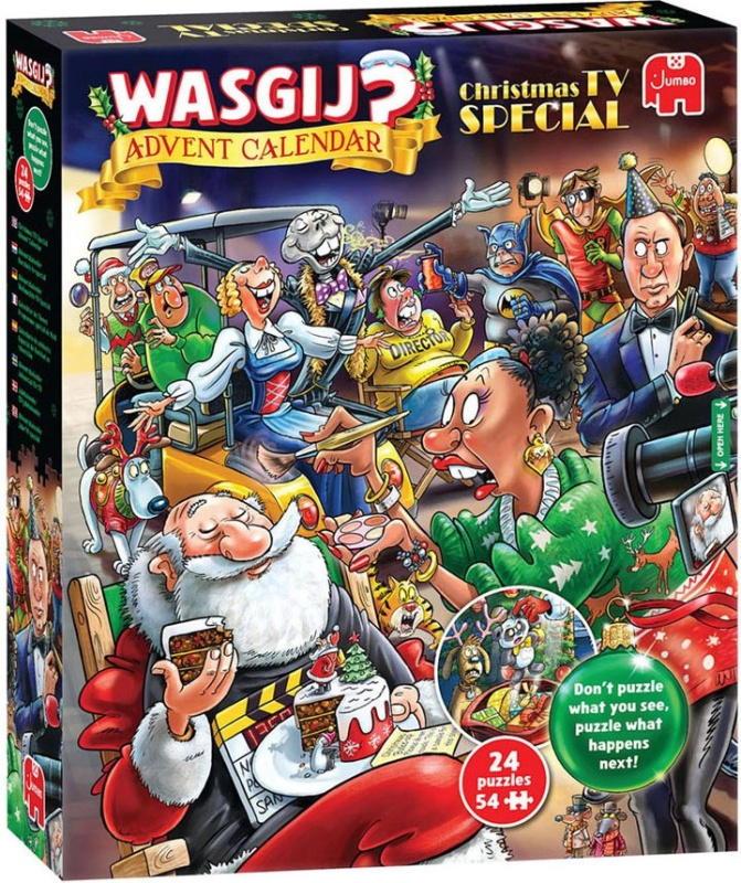 Jumbo Wasgij adventní kalendář Vánoční TV speciál