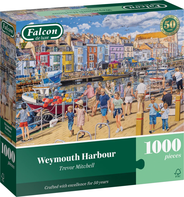 Falcon puzzle přístav Weymouth 1000 dílků