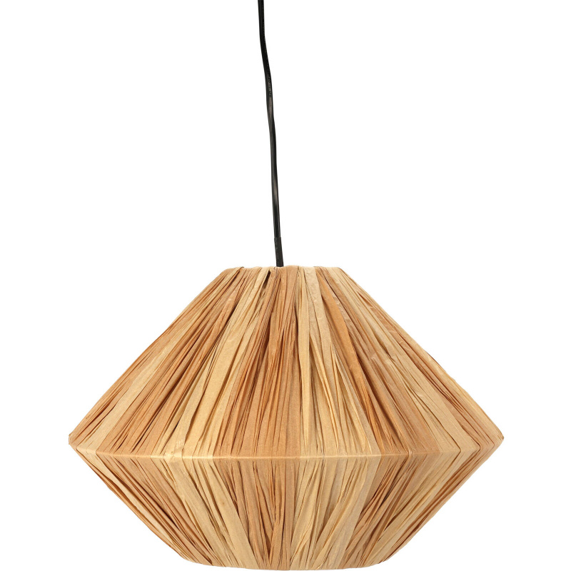 Home Styling Collection Papírové závěsné svítidlo, béžová barva, 33 x 24,5 cm béžová