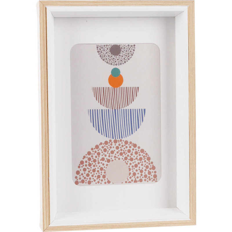 Home Styling Collection Fotorámček s passe-parout, 15 x 22 x 3 cm béžová