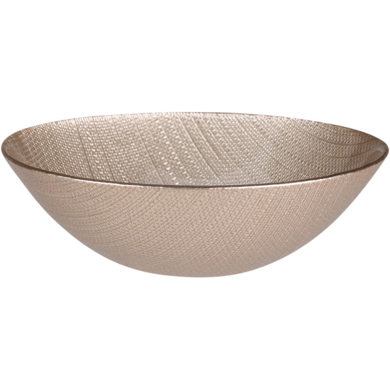 Home Styling Collection Skleněná miska KARNEOL, Ø 15 cm zlatá