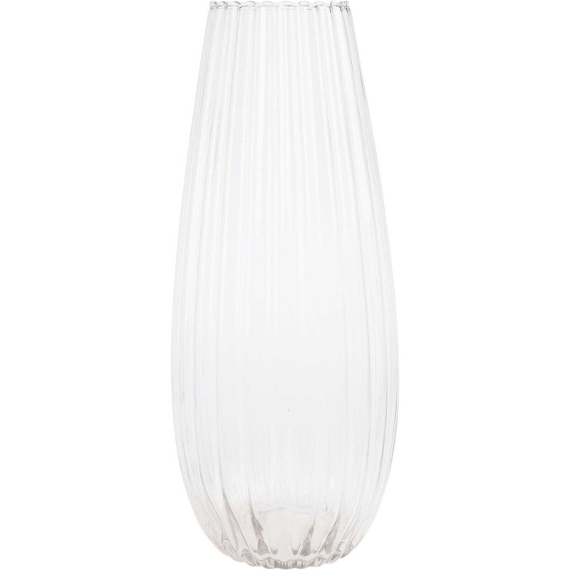 Home Styling Collection Úzká skleněná váza, Ø 20 x 50 cm transparentní