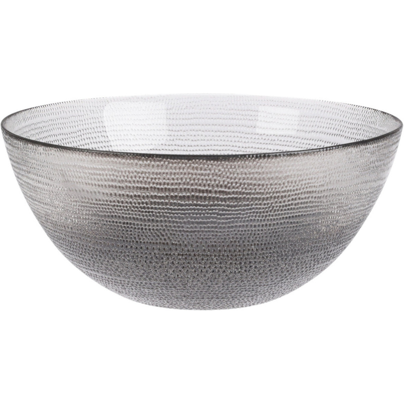Home Styling Collection Skleněná miska LAKRIS, Ø 21 cm antracitová