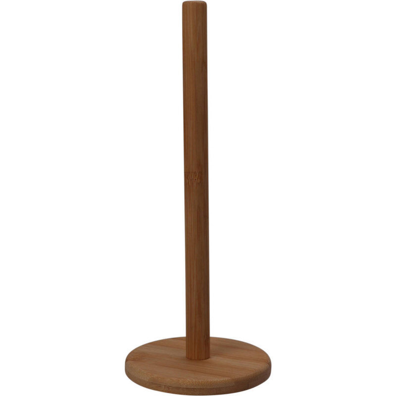 EH Excellent Houseware Bambusový stojan na papírové ručníky, Ø 12,5 x 31,5 cm hnědá
