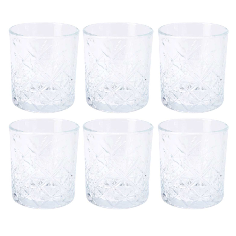 EH Excellent Houseware Sklenice 340 ml, sada 6 ks, transparentní