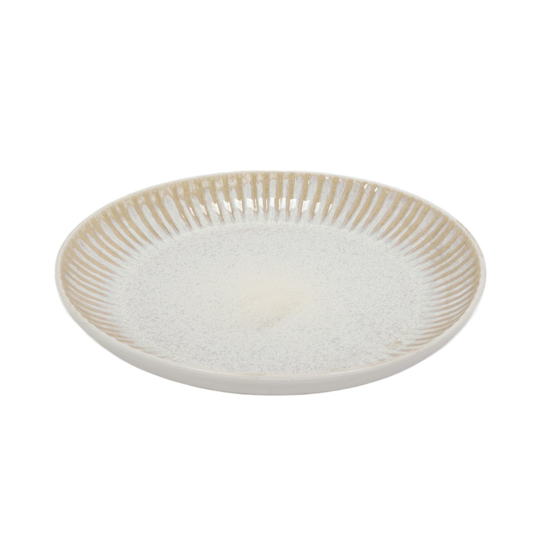 Siaki Dezertní talíř ESSENCE, keramický, Ø 21 cm šedá