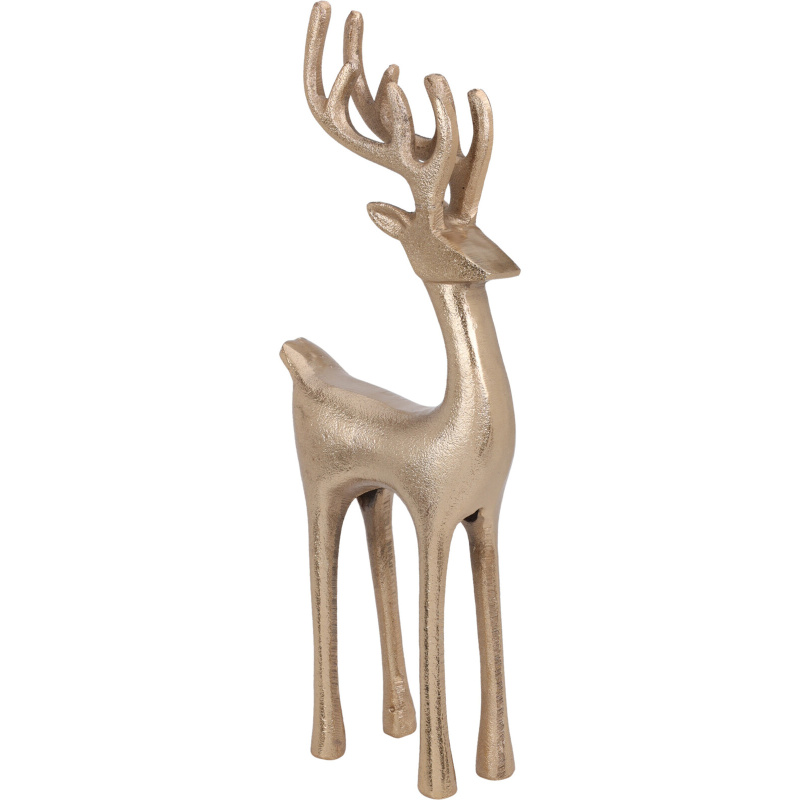 Home Styling Collection Vánoční figurka, sob, 35 cm zlatý